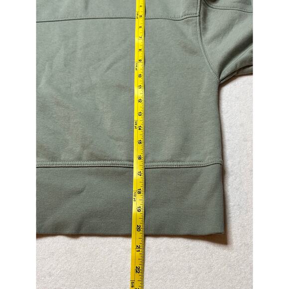 ZARA Women’s Sage Green High Neck Sweatshirt Size Small | Fleece Lined Pullover - Picture 6 of 6